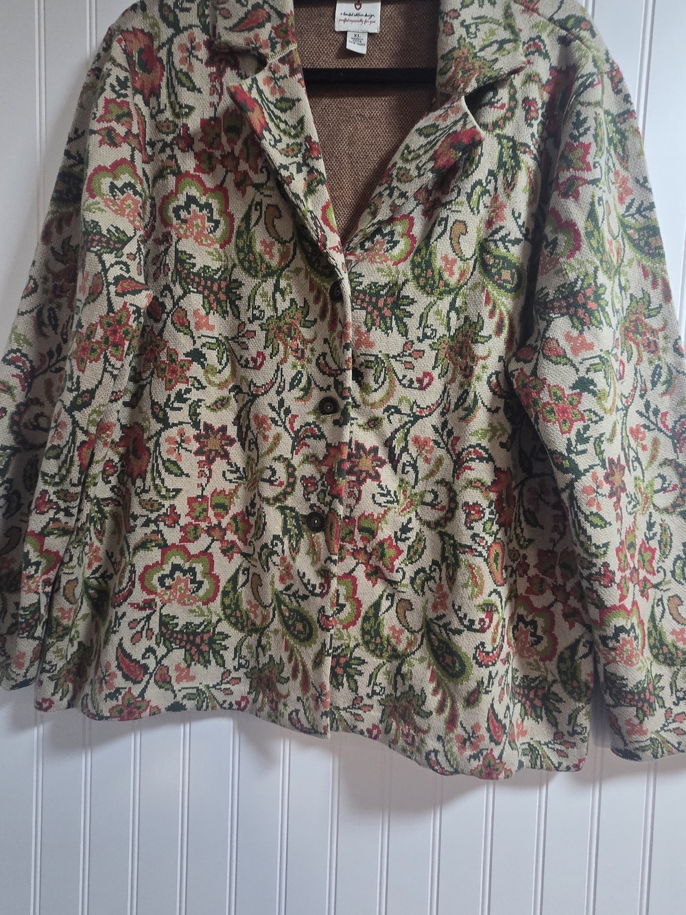 Appleseed's Multicolor Floral Tapestry Blazer